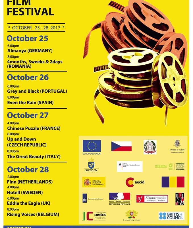 Here's what's showing at the EU Film Fest in #Bulawayo 