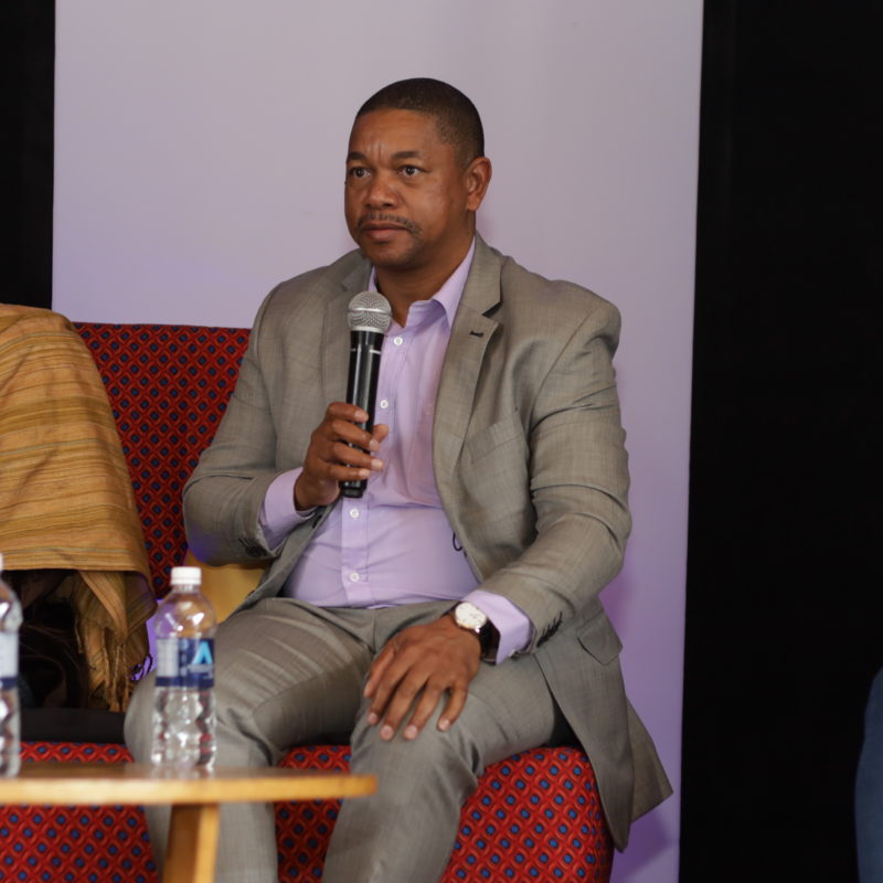 MultiChoice Africa senior anti-piracy manager, Tobias Maja, attended the symposium to air his views and highlight what could be done by professionals united in determination. CREDIT: Afrotopia 