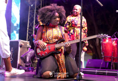 Edith WeUtonga perfoming at Unplugged Festival on August 27, 2022. IMAGE By Alexander Gusha for Unplugged Zim